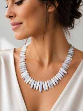 Blue Agate necklace